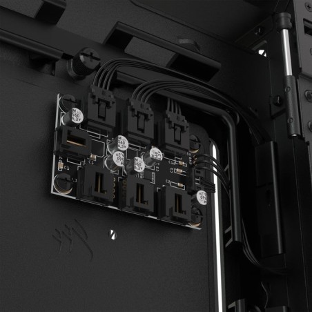 Caja pc corsair icue 5000x cristal templado negra