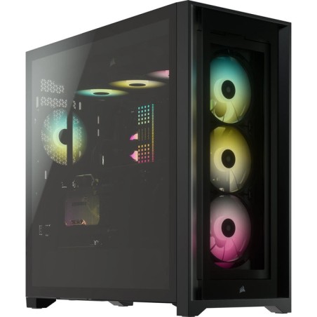 Caja pc corsair icue 5000x cristal templado negra