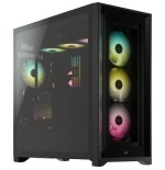 Caja pc corsair icue 5000x cristal templado negra