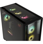 Caja pc corsair icue 5000x cristal templado negra