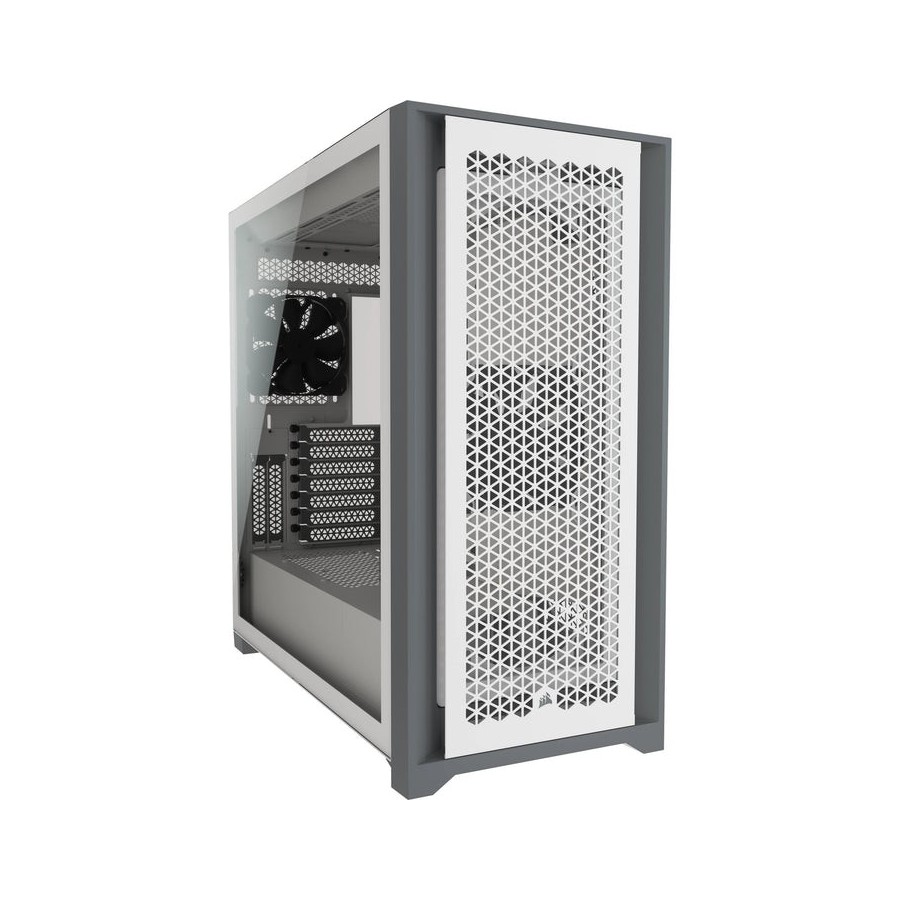 Caja pc corsair 5000d airflow midi tower blanco cc-9011211-ww