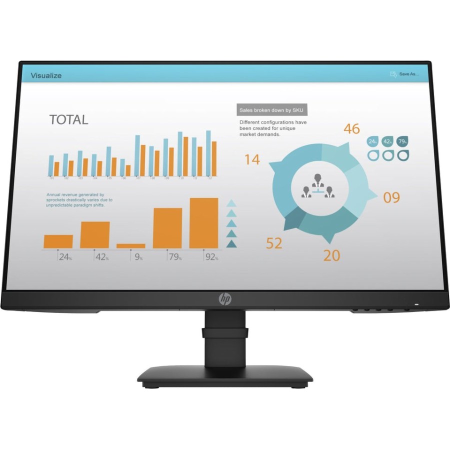 Monitor hp p24 g4 23.8" ips fhd 1920x1080 1xvga 1xdisplayport 1xhmdi