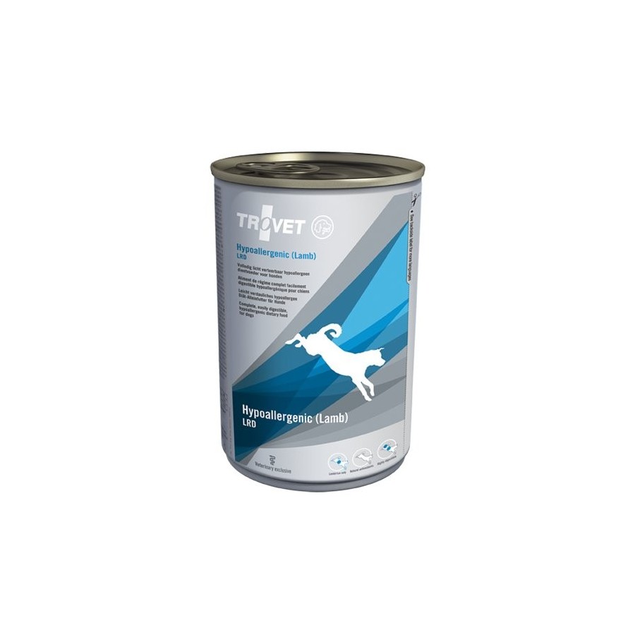 Trovet hypoallergenic lrd with lamb - comida húmeda para perros - 400 g