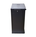 Armario pared extralink 19, 18u 600mm, vidrio, negro