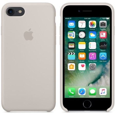 Funda iphone 7 apple silicone case stone