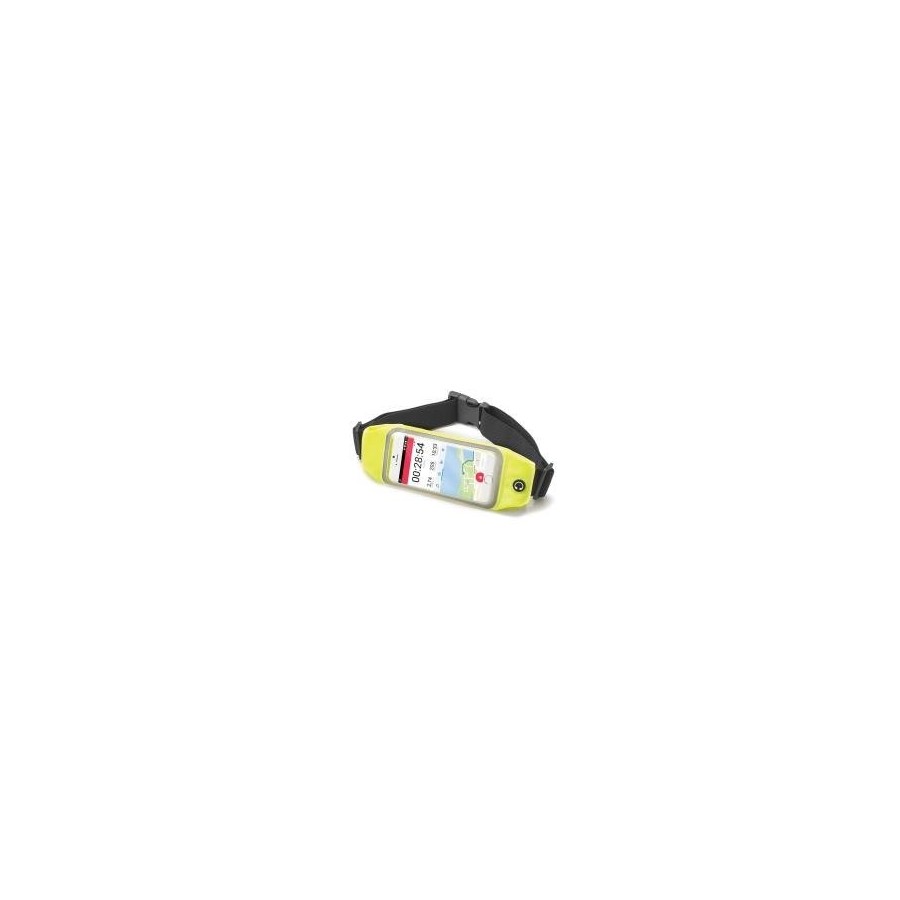 Cinturon elastico deportivo celly runbelt view universal 5.5" yellow