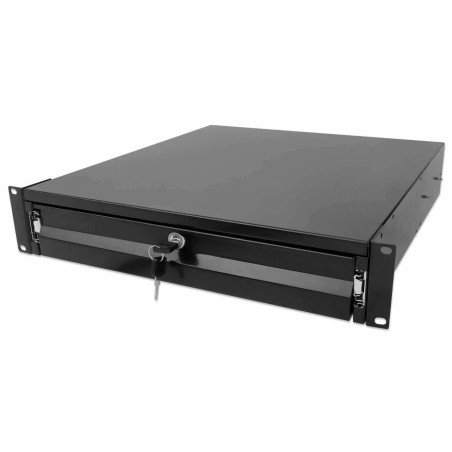Intellinet cajón 19 "2u con cerradura 466mm profundo negro