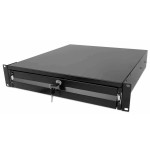 Intellinet cajón 19 "2u con cerradura 466mm profundo negro
