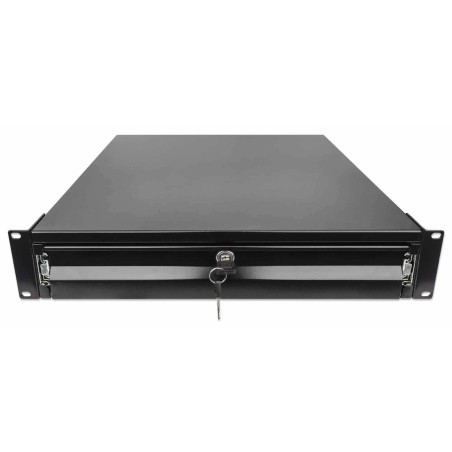 Intellinet cajón 19 "2u con cerradura 466mm profundo negro