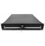 Intellinet cajón 19 "2u con cerradura 466mm profundo negro