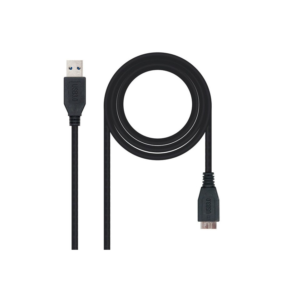 Nanocable cable usb-a 3.0 macho a micro-usb 3.0 macho 2m