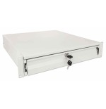 Intellinet cajón 19 "2u con cerradura 466mm gris profundo