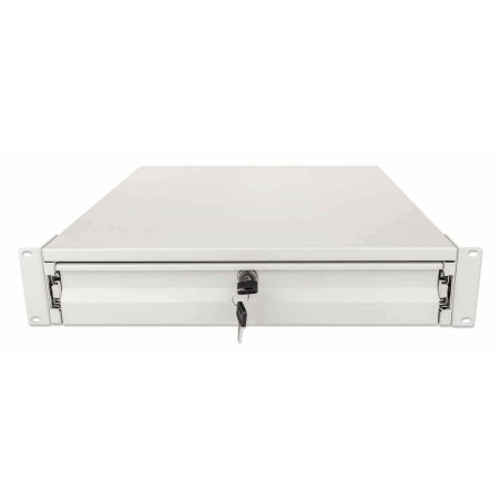 Intellinet cajón 19 "2u con cerradura 466mm gris profundo