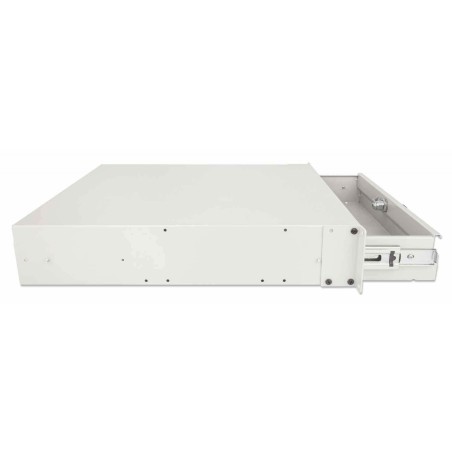 Intellinet cajón 19 "2u con cerradura 466mm gris profundo