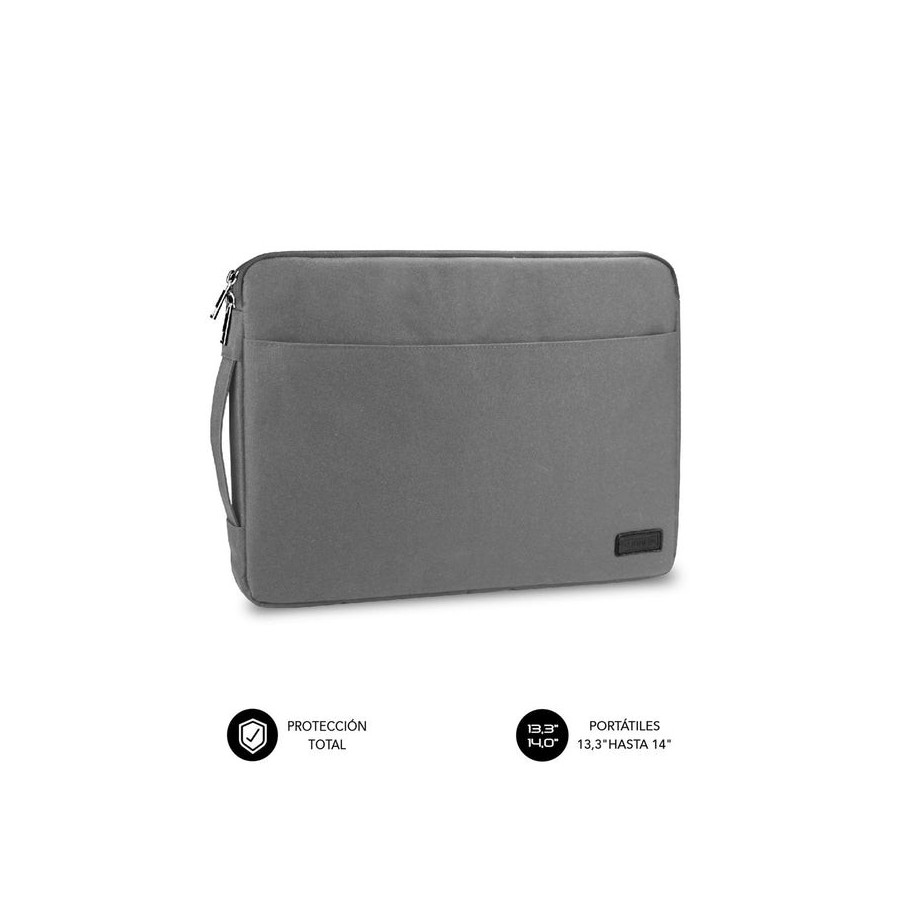 Funda subblim urban laptop sleeve para portátiles hasta 14'/ gris