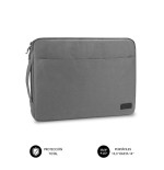 Funda subblim urban laptop sleeve para portátiles hasta 14'/ gris