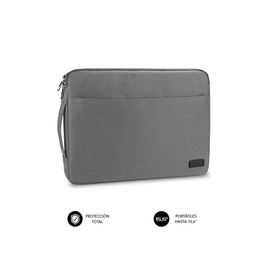 Funda subblim urban laptop sleeve para portátiles hasta 15.6'/ gris