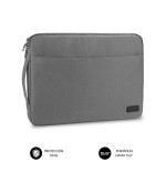 Funda subblim urban laptop sleeve para portátiles hasta 15.6'/ gris