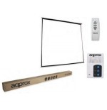 Approx pantalla mural electrica 240 x 240 apta pared y techo mando a distancia