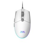 Ratón gaming mars gaming mmgw hasta 3200 dpi blanco