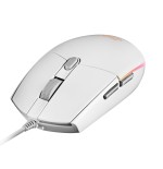 Ratón gaming mars gaming mmgw hasta 3200 dpi blanco