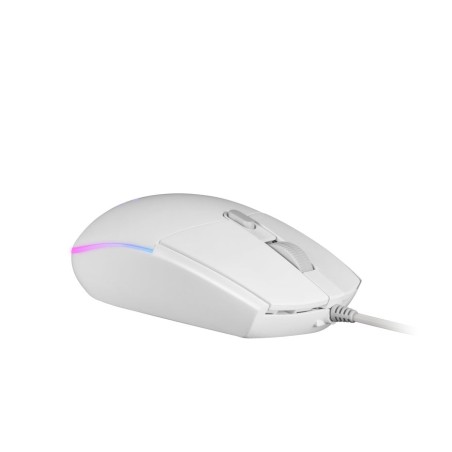 Ratón gaming mars gaming mmgw hasta 3200 dpi blanco