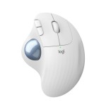 Ratón trackball inalámbrico por bluetooth logitech ergo m575 hasta 2000 dpi blanco crudo