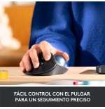 Ratón trackball inalámbrico por bluetooth logitech ergo m575 hasta 2000 dpi blanco crudo