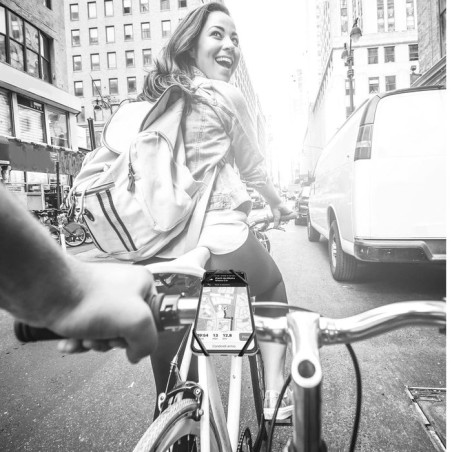 Celly swipe bike soporte pasivo teléfono móvil/smartphone gris