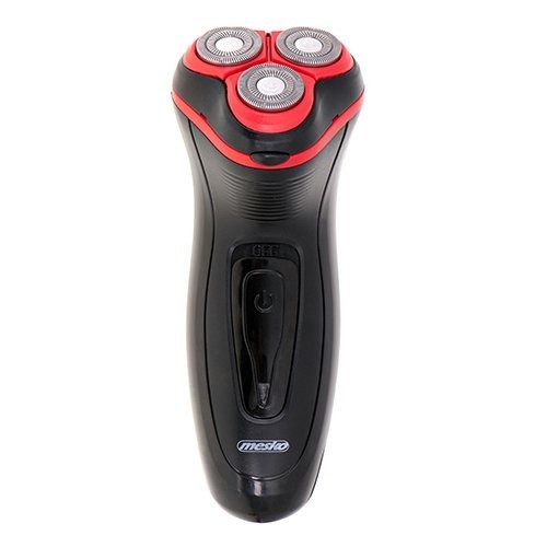Mesko ms 2926 afeitadora para hombres afeitadora rotativa recortadora negro, rojo