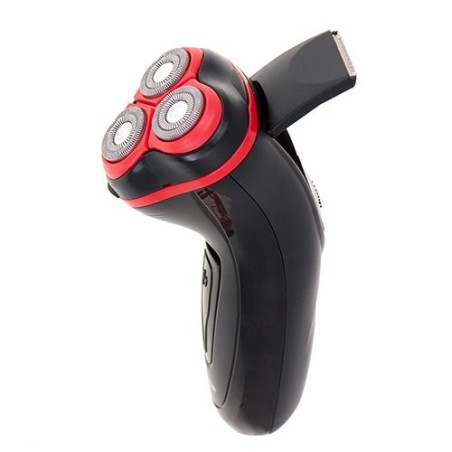 Mesko ms 2926 afeitadora para hombres afeitadora rotativa recortadora negro, rojo
