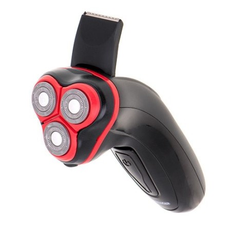 Mesko ms 2926 afeitadora para hombres afeitadora rotativa recortadora negro, rojo