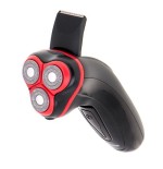 Mesko ms 2926 afeitadora para hombres afeitadora rotativa recortadora negro, rojo