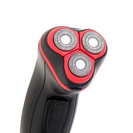 Mesko ms 2926 afeitadora para hombres afeitadora rotativa recortadora negro, rojo