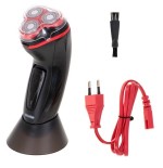 Mesko ms 2926 afeitadora para hombres afeitadora rotativa recortadora negro, rojo