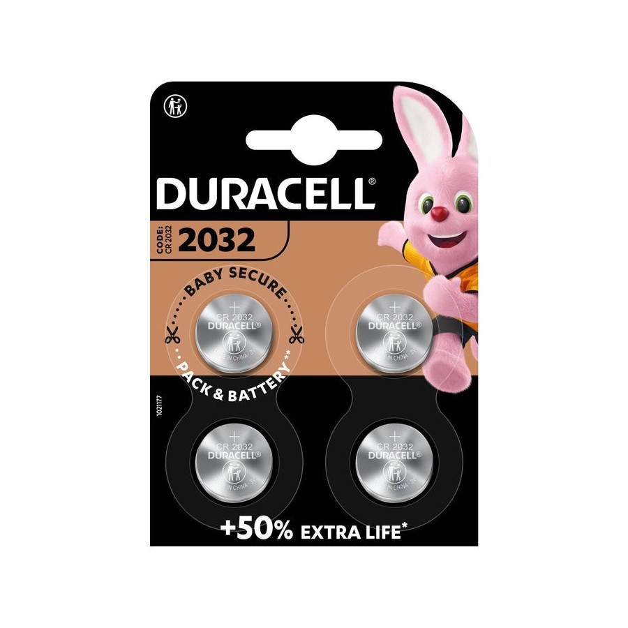 Pilas duracell lithium cr2032 (4 pcs.)