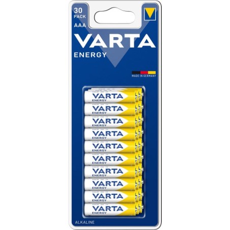 Paquete varta family de 30 pilas alcalinas aaa energy (lr03) 1.5v