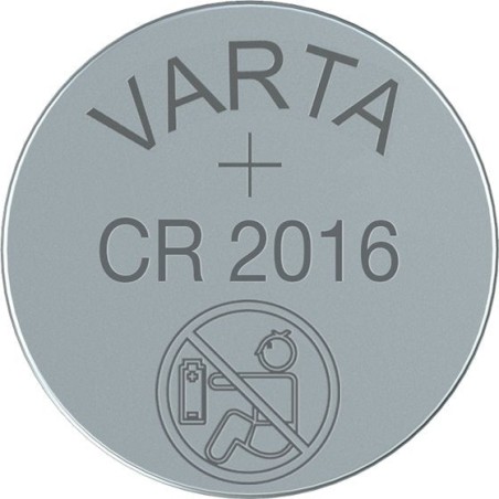 Varta batterie pila litio cr2016 3v varta blister 5 uni  06016 101 415
