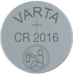 Varta batterie pila litio cr2016 3v varta blister 5 uni  06016 101 415