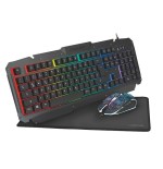 Teclado aleman + ratón logilink id0185 usb qwerty negro