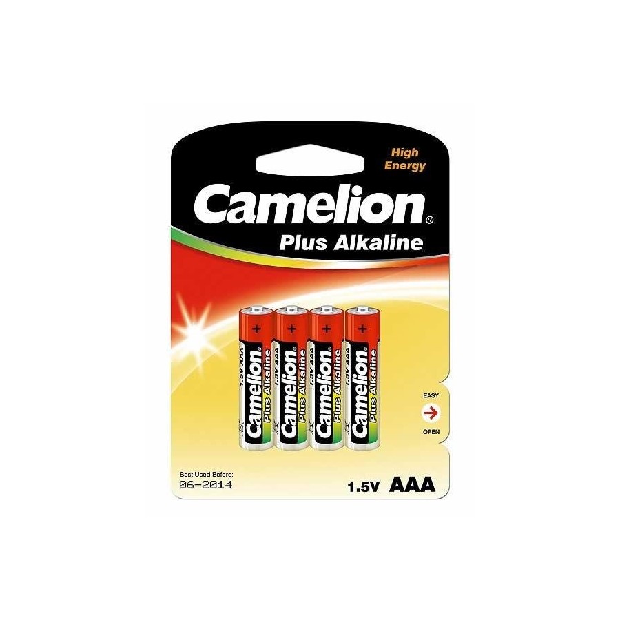 Pilas camelion alcalina lr03 micro aaa (4 piezas)
