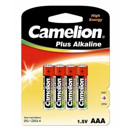 Pilas camelion alcalina lr03 micro aaa (4 piezas)