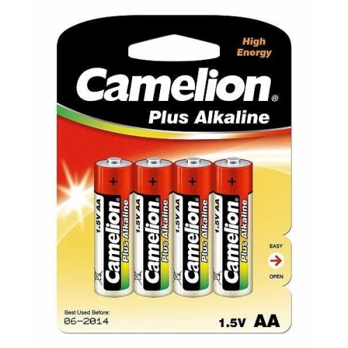 Pilas camelion alcalina lr6 mignon aa (4 piezas)