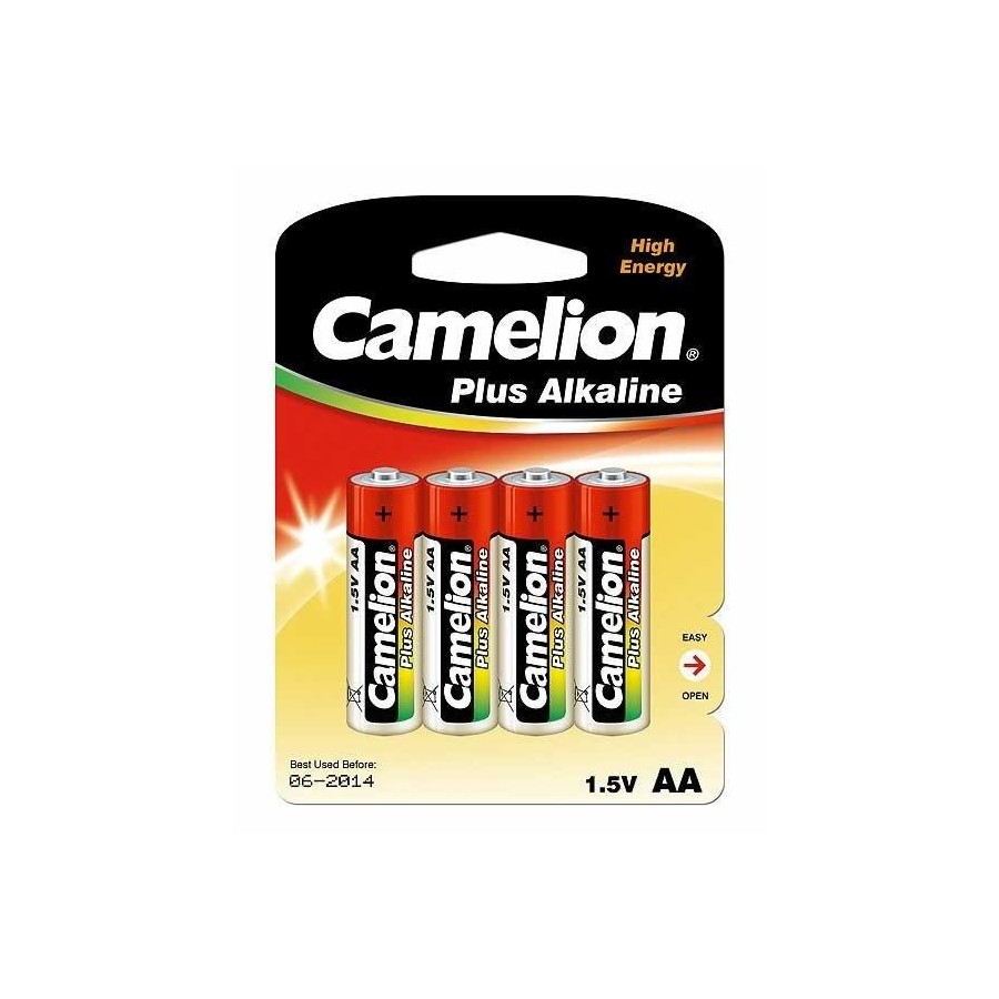 Pilas camelion alcalina lr6 mignon aa (4 piezas)