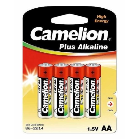 Pilas camelion alcalina lr6 mignon aa (4 piezas)