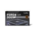 Fuente de alimentacion coolbox force 500w 80+ bronze bulk coo-pwep500-85s