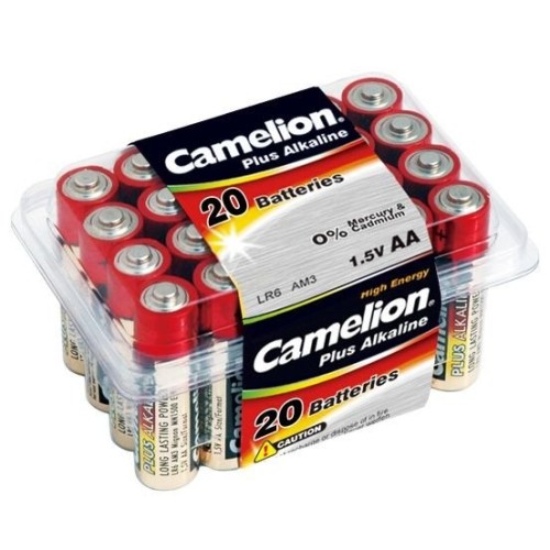 Pilas camelion lr6-bp20 aa lr6, plus alkaline, 20 pc(s)