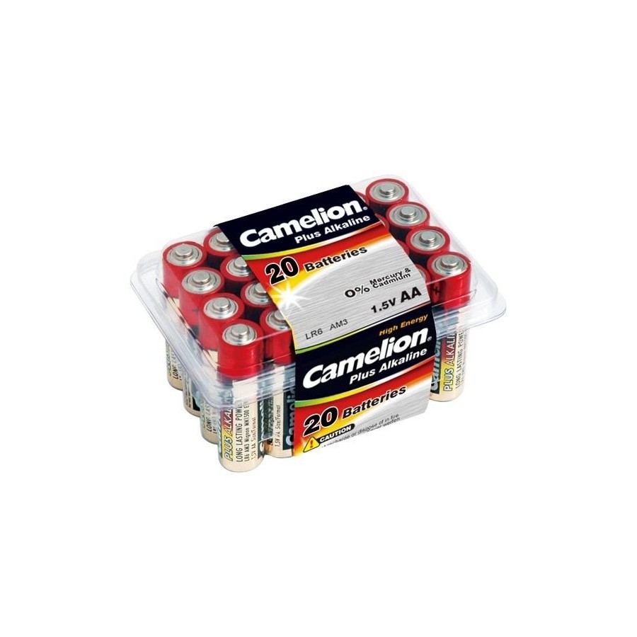 Pilas camelion lr6-bp20 aa lr6, plus alkaline, 20 pc(s)