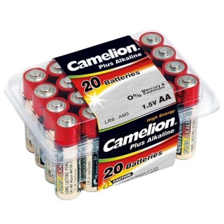 Pilas camelion lr6-bp20 aa lr6, plus alkaline, 20 pc(s)