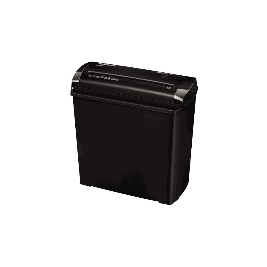 Destructora fellowes p-25s corte en tiras de 7mm negra